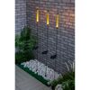 Solar-Spießlampenset warmweiß IP 44 10,5 x 104 cm 3 Stück