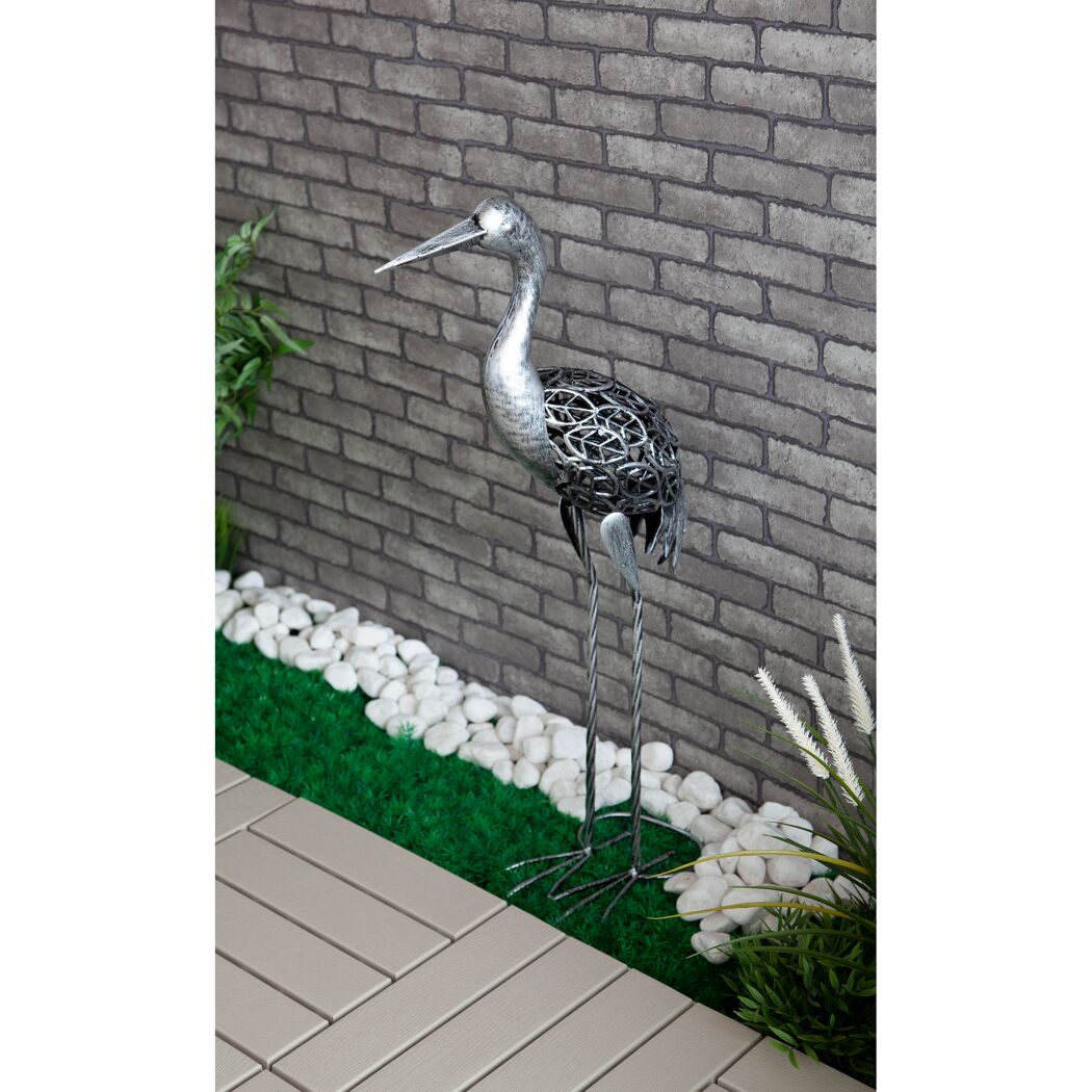 Solar-Außenstehlampe warmweiß IP 44 33 x 73 cm