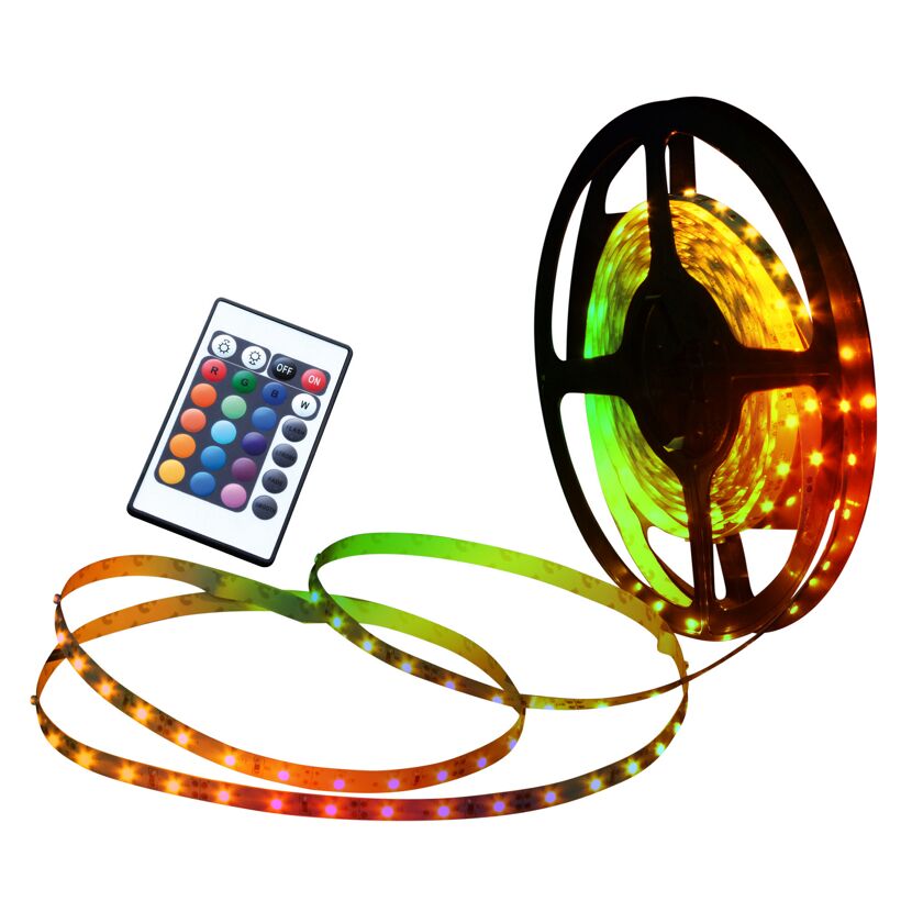 RGB LED-Streifen mit Fernbedienung