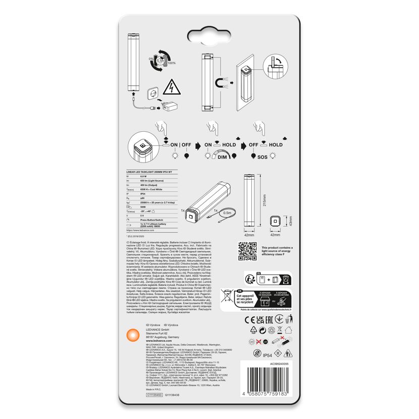 LED-Nachtlicht 'Task Light' 6,9 W 650 lm