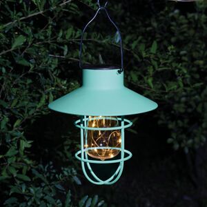 LED-Solar-Laterne Kunststoff grün 20 cm