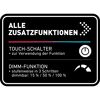 Touchschalter und Dimmfunktion