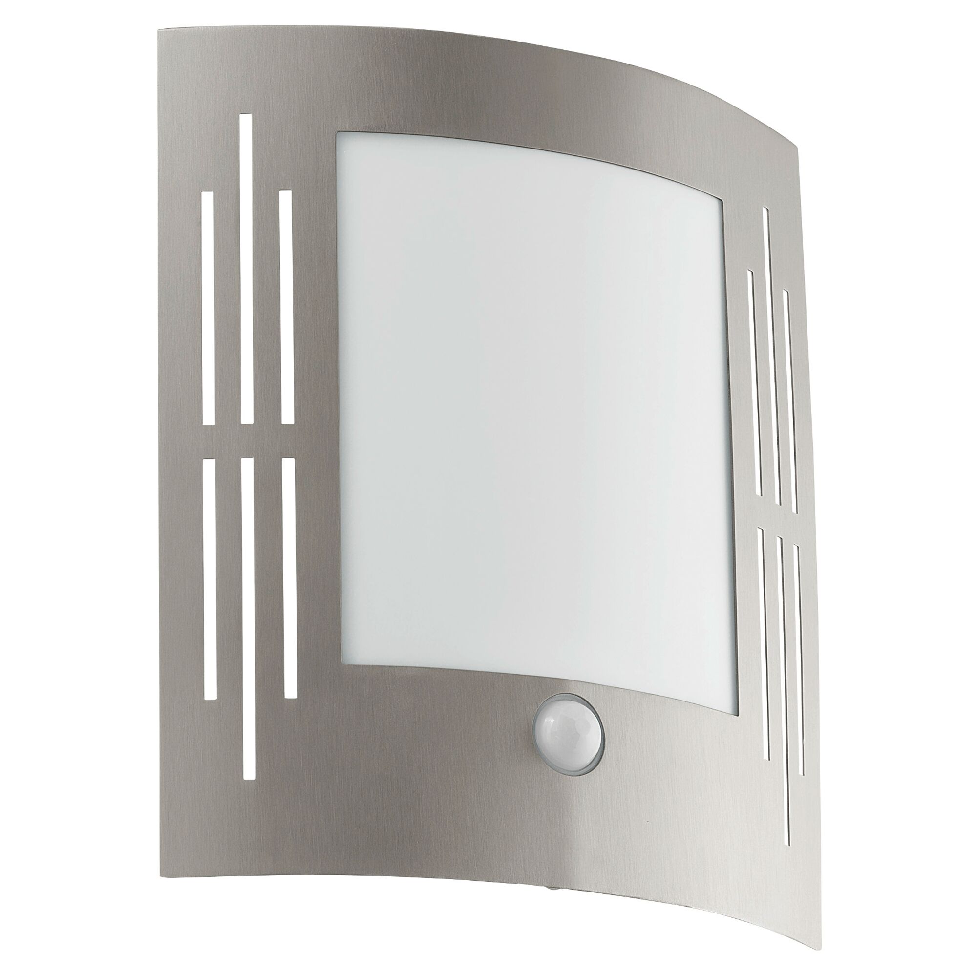 Wandleuchte City, Edelstahl, mit Sensor