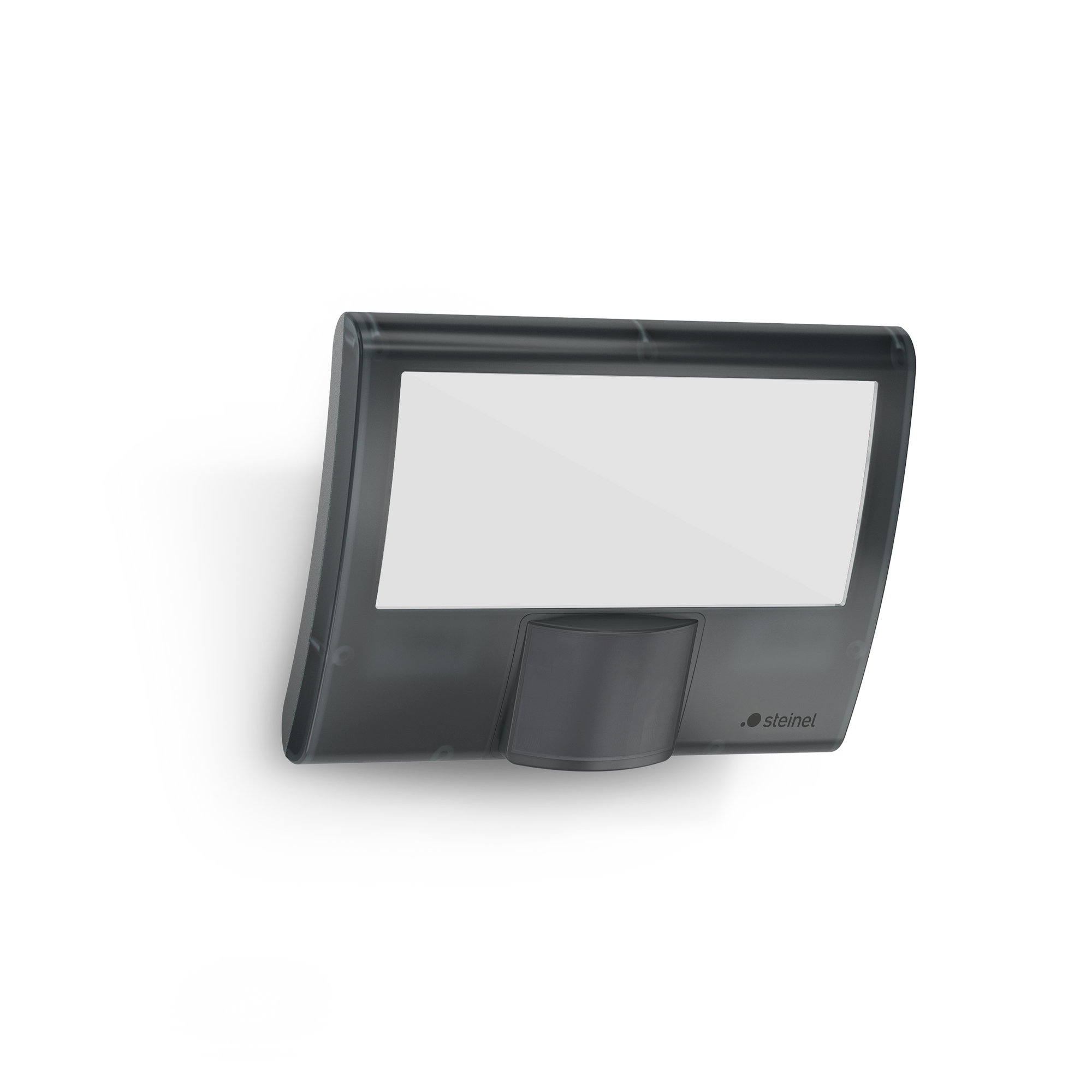 LED Strahler 'XLED Curved' anthrazit mit Bewegungsmelder