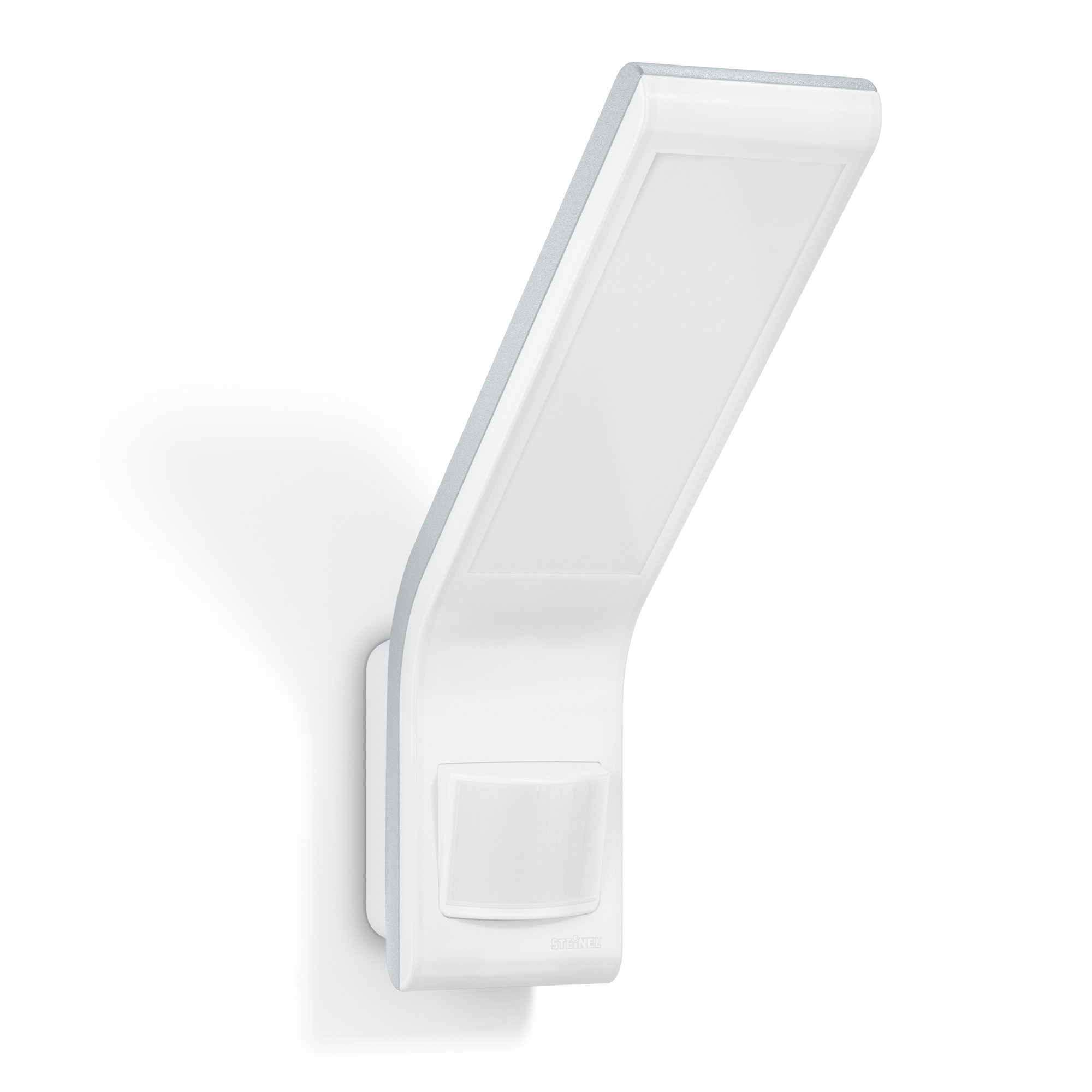 LED-Wandstrahler 'XLED slim S' mit Bewegungsmelder weiß 6,6 x 24,1 cm 7,2 W