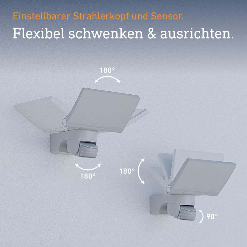 LED-Strahler 'XLED Home 2 S' mit Bewegungsmelder 13,7 W weiß