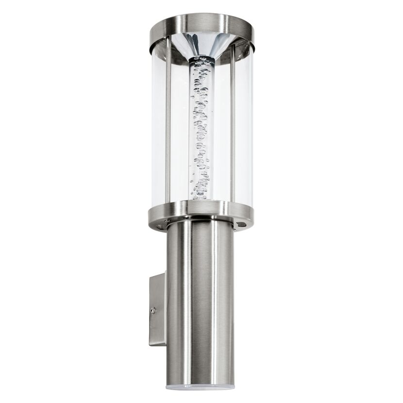 LED Außen-Wandleuchte  Trono Stick', edelstahl,