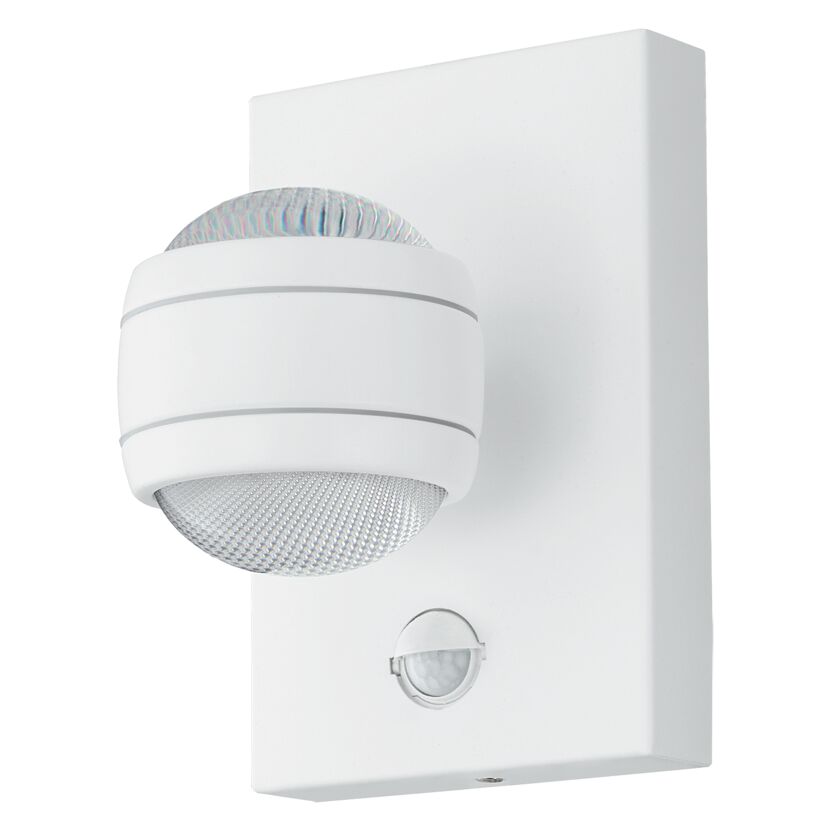 LED Außen-Wandleuchte  Sesimba 1', weiß, mit Sensor