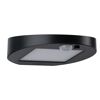 Schwarze LED Solar-Hausnummernleuchte Dayton mit Bewegungsmelder