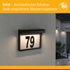 Solar-Hausnummernleuchte 'Dayton' 2 lm 22,5 x 17,5 x 6,3 cm