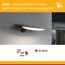 LED-Solar-Wandleuchte 'Kiran' anthrazit 35 x 6,9 x 18,6 cm