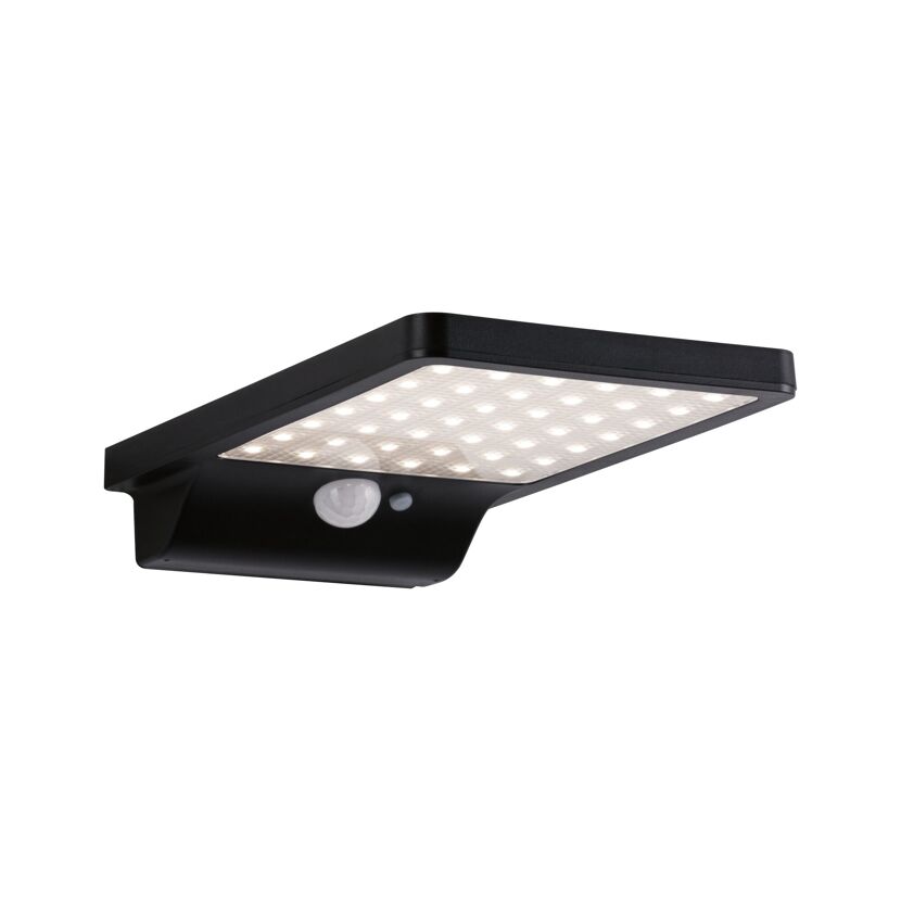 Solar-Außenwandleuchte 'Solveig' mit Bewegungsmelder warmweiß IP 44 10,5 x 2,9 x 17,3 cm