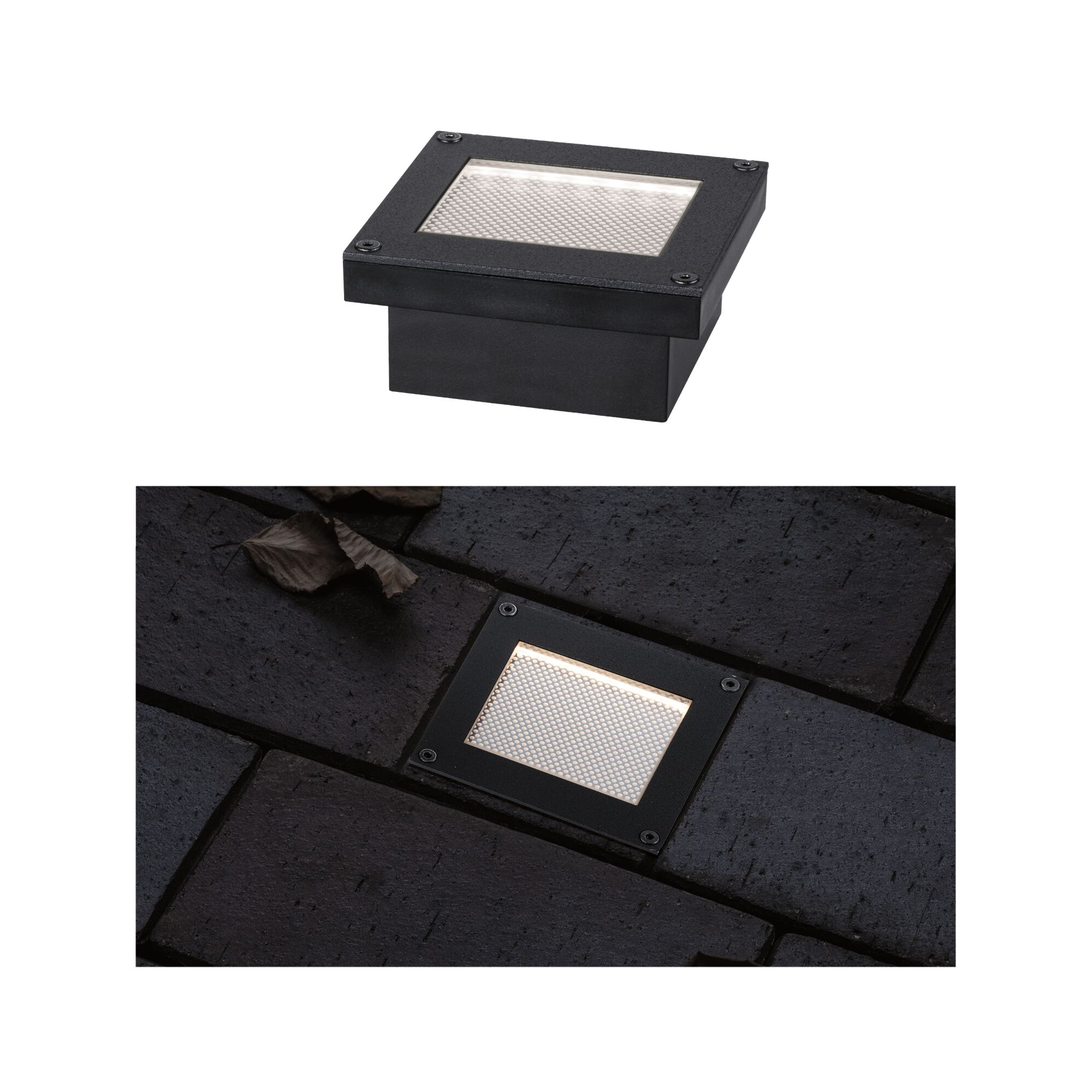 Solar-Panel 'Taija' mit Bewegungsmelder anthrazit 30 x 30 x 4,4 cm + product picture