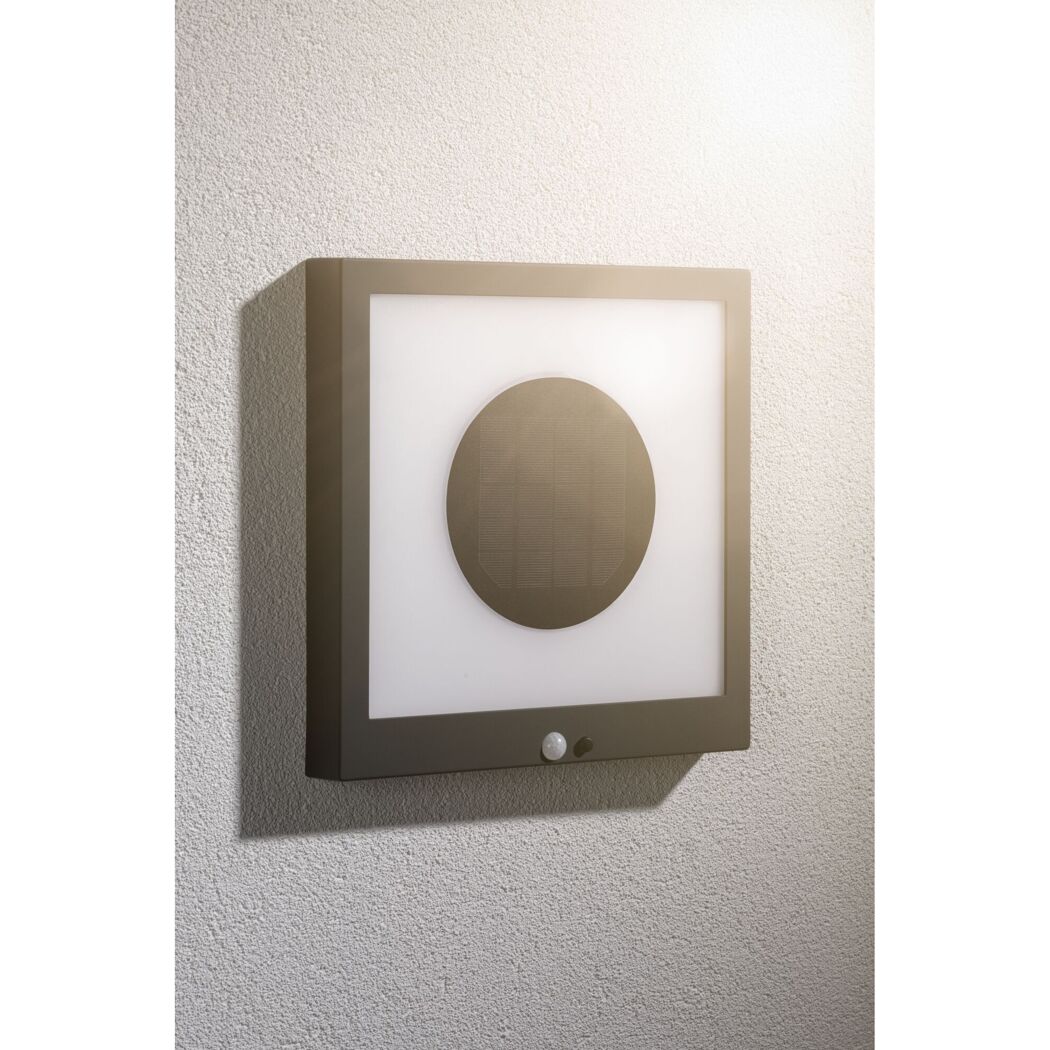 Solar-Wandleuchte Taija mit Bewegungsmelder