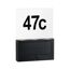 Solar-Hausnummer 'Neda' anthrazit 16,3 x 3,7 x 22,6 cm