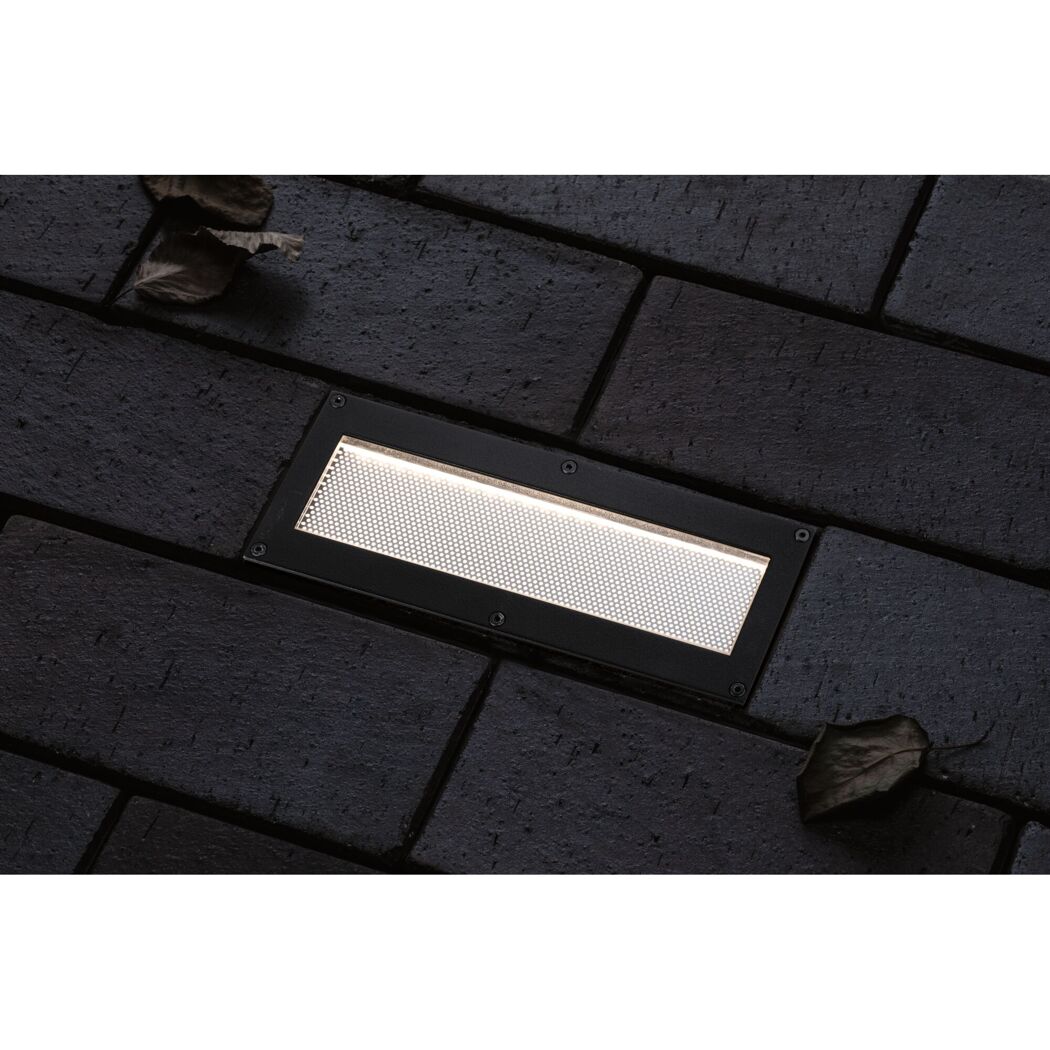Solar Bodenleuchte Domenic, 20 x 8 cm in schwarz