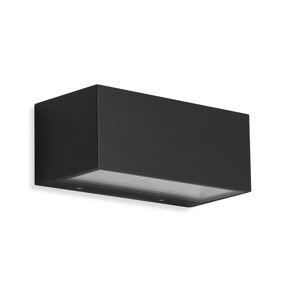 LED-Außenwandleuchte 'Monaco' schwarz 18,5 x 7,5 x 9,1 cm