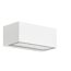 LED-Außenwandleuchte 'Monaco' weiß 18,5 x 7,5 x 9,1 cm