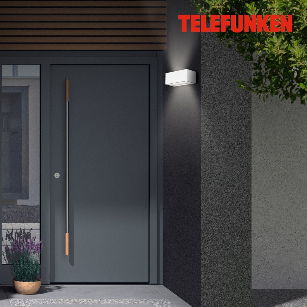 LED-Außenwandleuchte 'Monaco' 6 W 600 lm neutralweiß IP 44 7,5 x 9,1 cm
