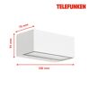LED-Außenwandleuchte 'Monaco' 6 W 600 lm neutralweiß IP 44 7,5 x 9,1 cm