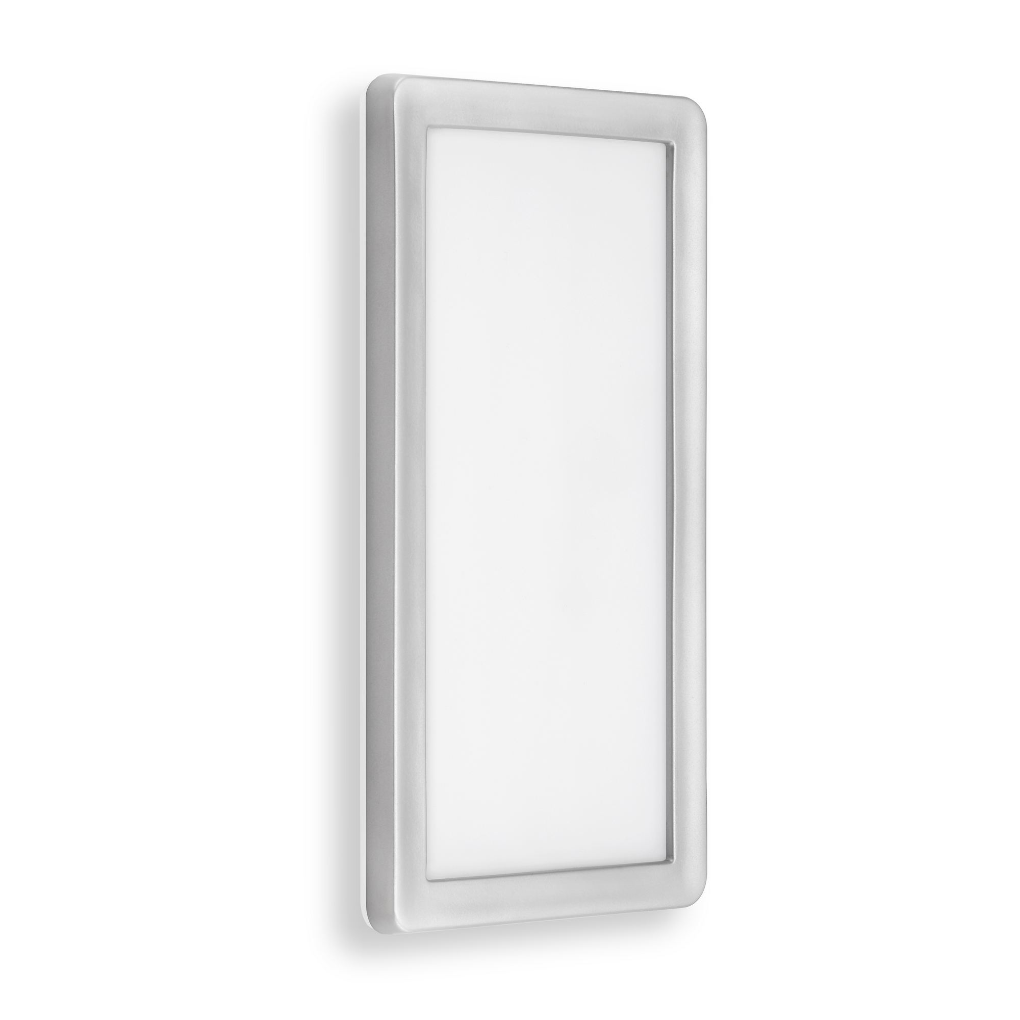 LED-Außenwandleuchte 'Nizza' silber/weiß 28 x15 x 2,8 cm + product picture