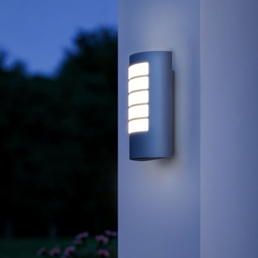 Außenwandleuchte 'L 12' anthrazit E27 60 W