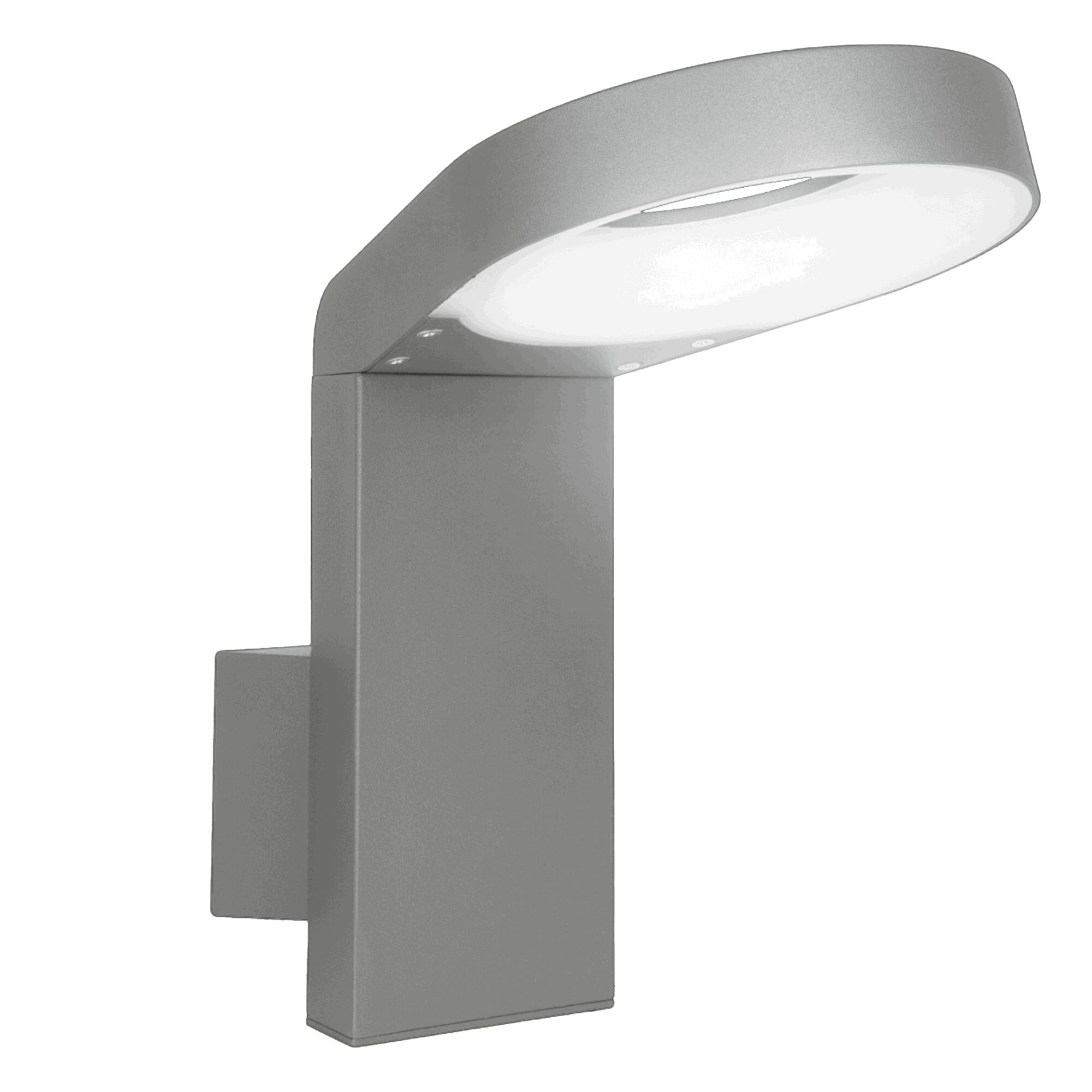 Graue Außenwandleuchte Stockholm