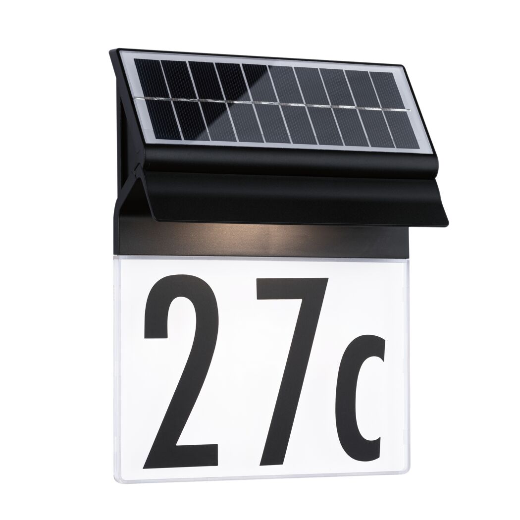 Solar-Hausnummernleuchte Malta mit der Nummer 27c