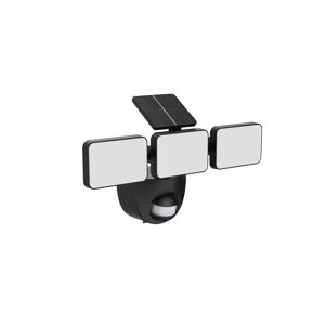Solar-LED-Wandstrahler 'Houston' mit Bewegungsmelder schwarz 35,3 x 20,3 cm