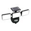 Solar-LED-Wandstrahler 'Houston' mit Bewegungsmelder schwarz 35,3 x 20,3 cm