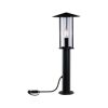 Schwarze Plug & Shine Classic Pollerleuchte