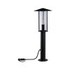 Schwarze Plug & Shine Pollerleuchte