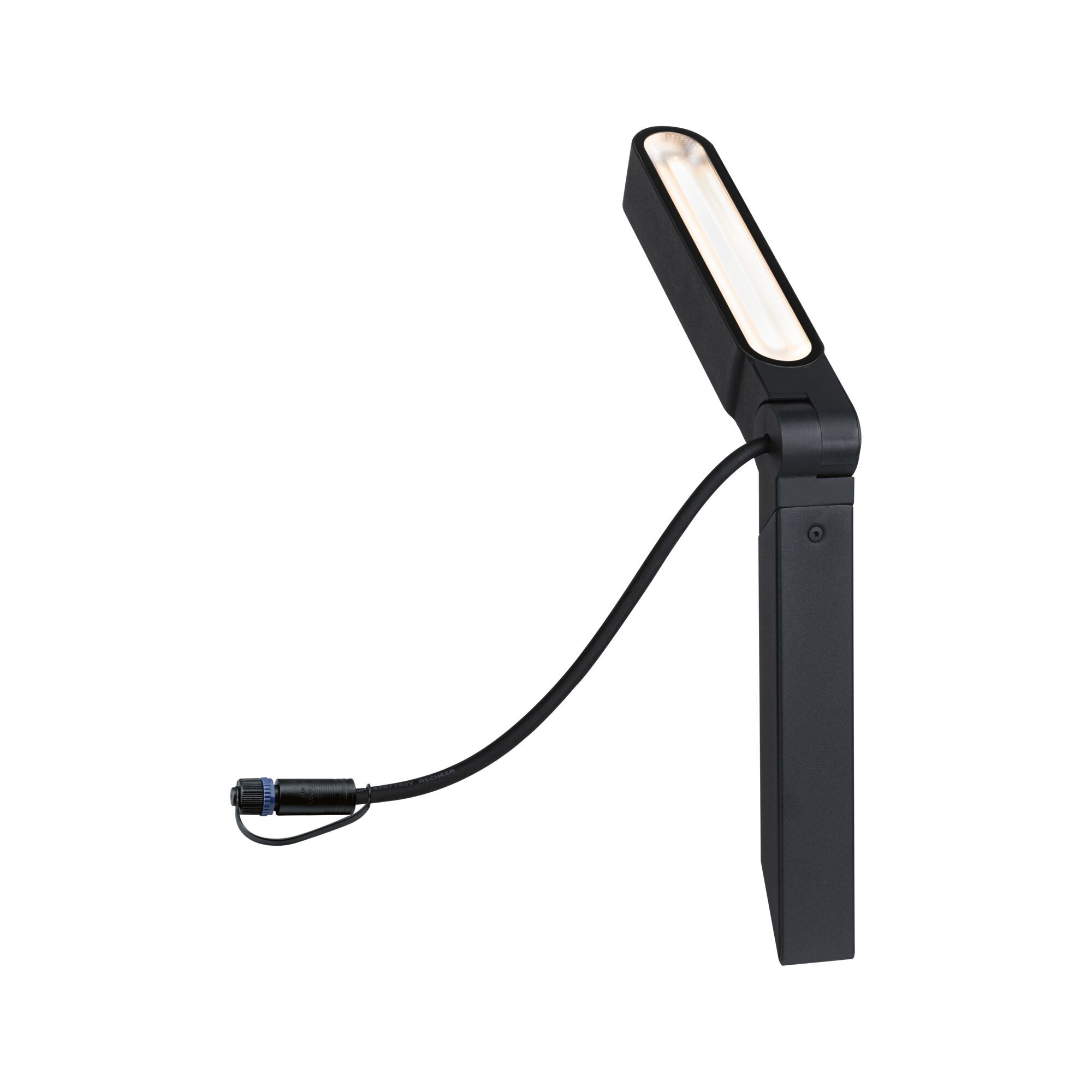 Schwarzer Plug & Shine ITO Spot, vertikal