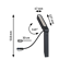 Pollerleuchte 'Plug & Shine Spot Ito' vertikal 6 W anthrazit
