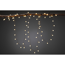 Lichterkette 'Plug & Shine warmweiß' 7,5 m schwarz