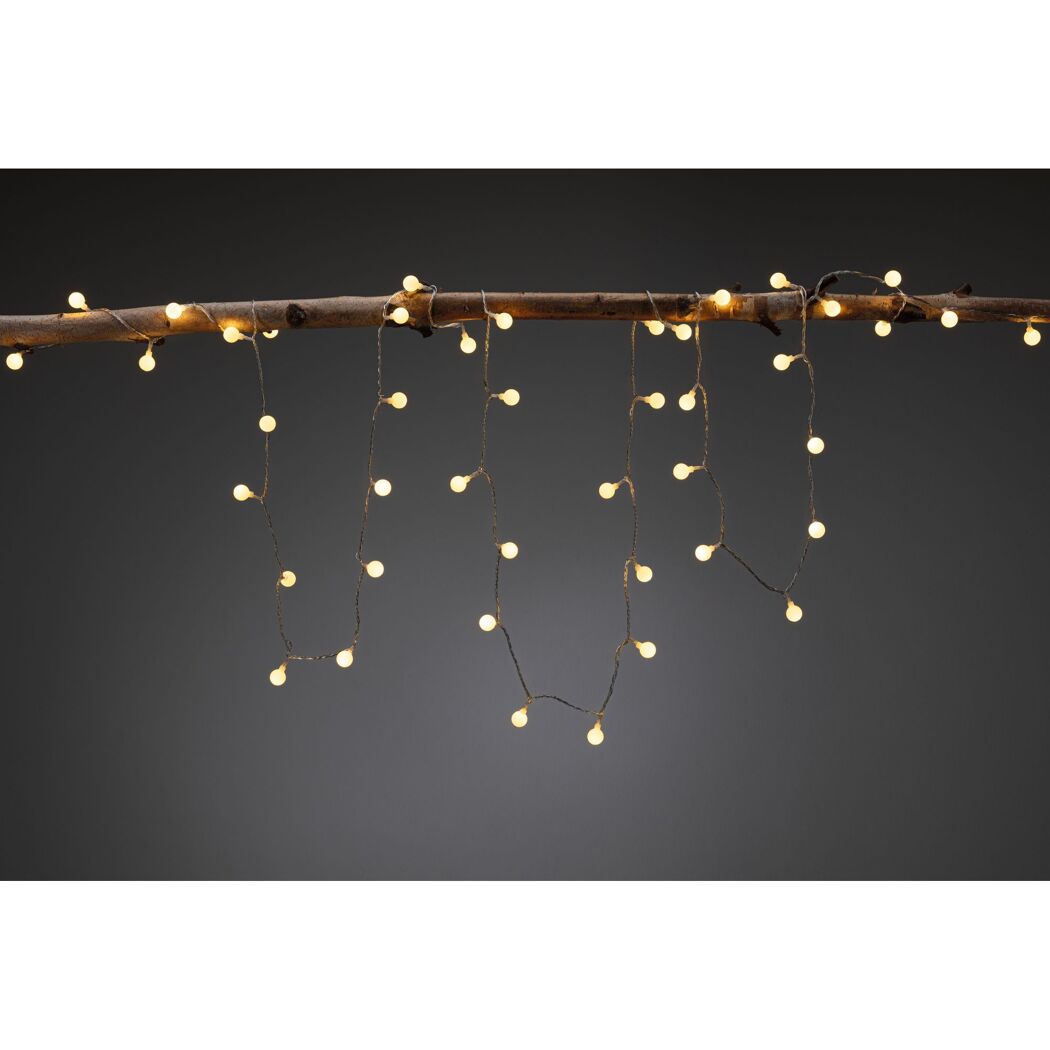 Lichterkette mit kleinen runden Lampen