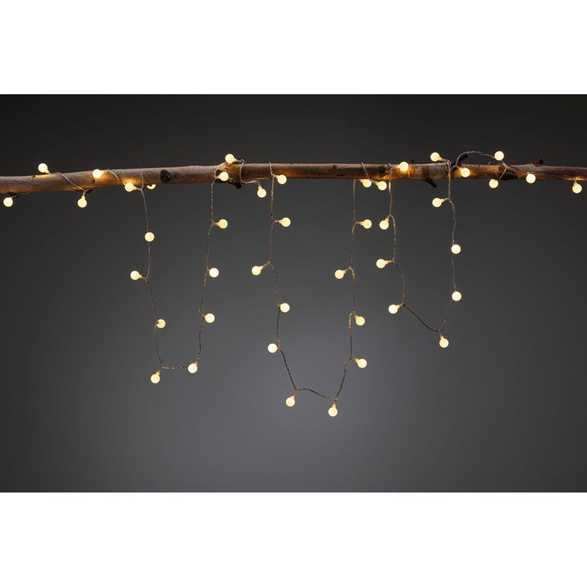 Lichterkette mit kleinen runden Lampen