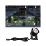 Beleuchteter Teich mit Seerosen und Plug & Shine Spot