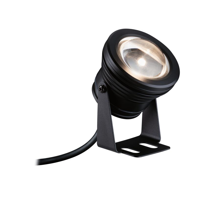 Schwarzer Plug & Shine Pool Spot