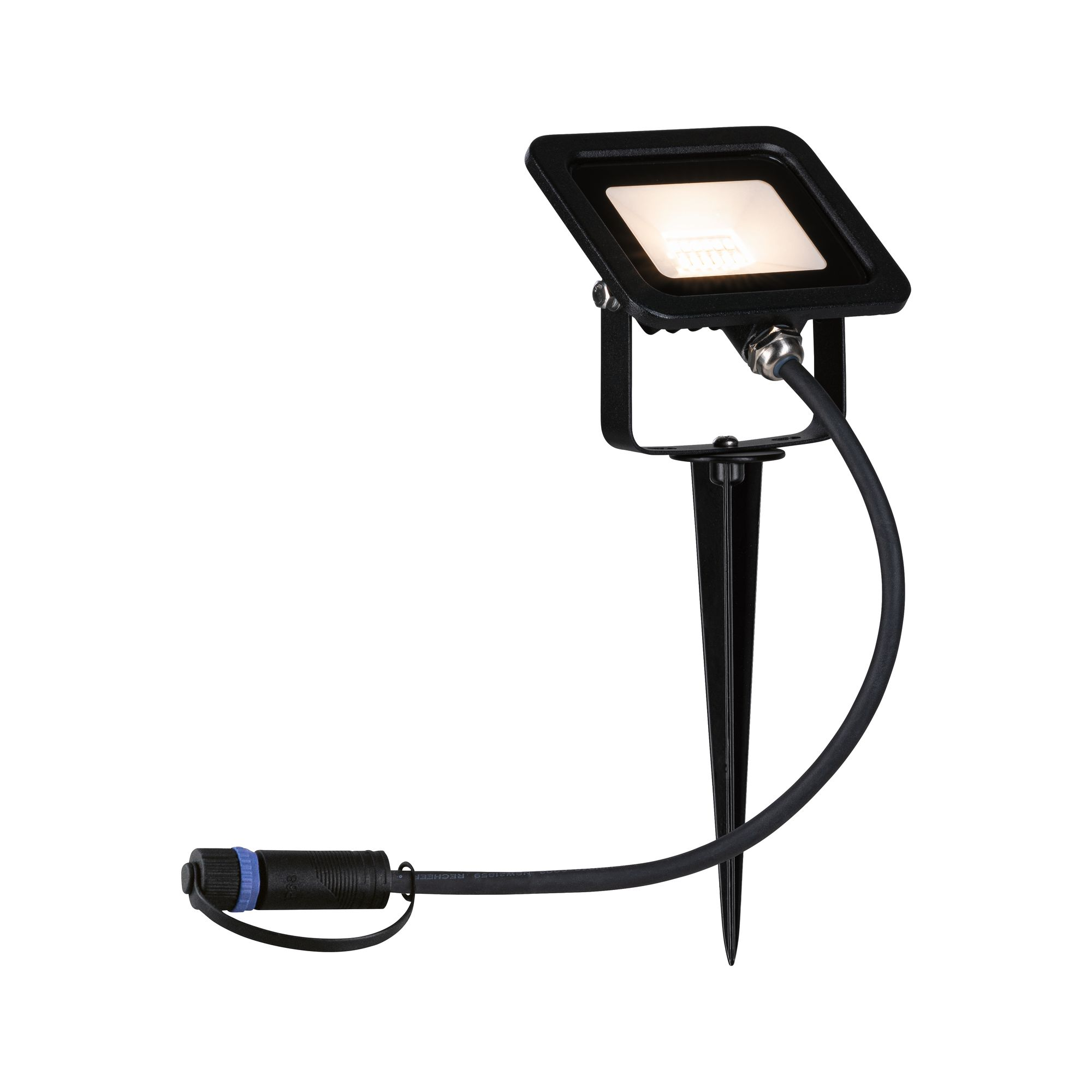 Gartenstrahler 'Plug & Shine Fluter Einzelspot' 6,8 W schwarz + product picture