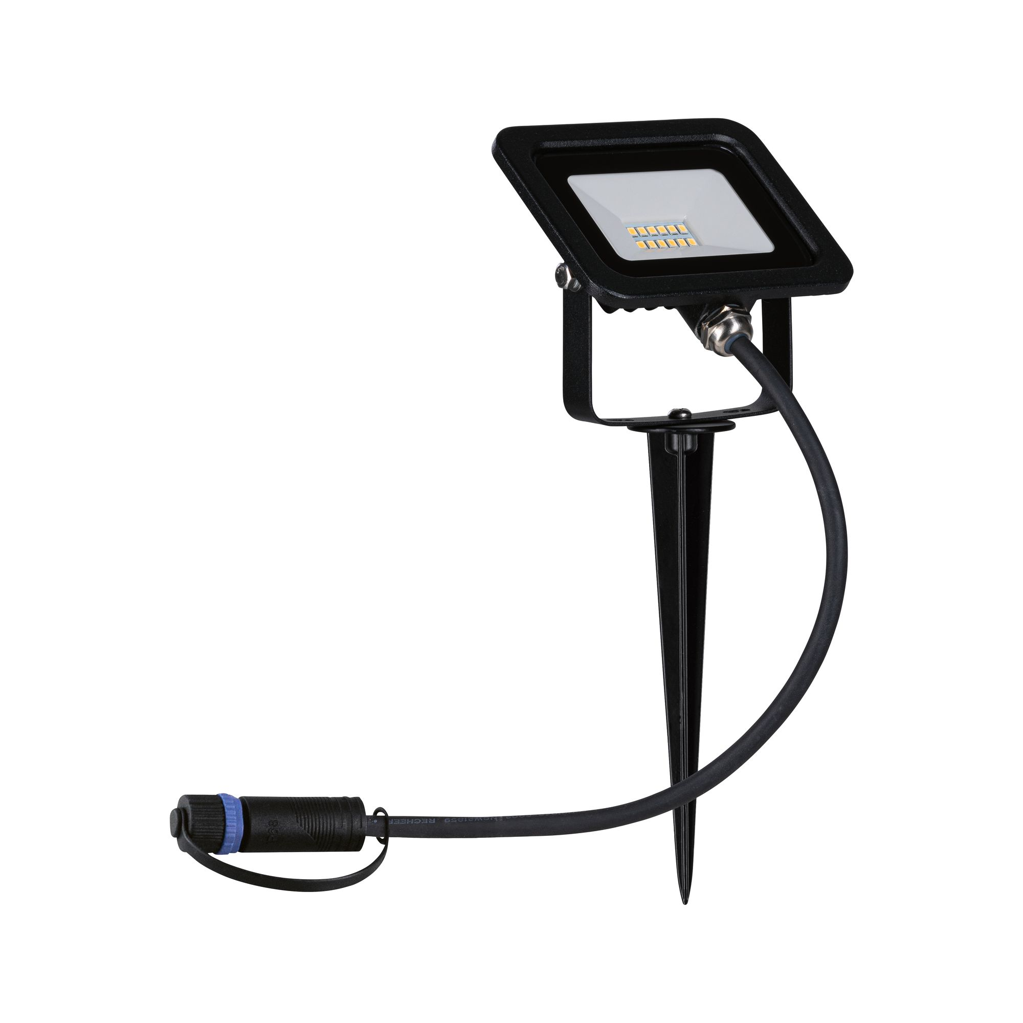 Gartenstrahler 'Plug & Shine Fluter Einzelspot' 6,8 W schwarz + product picture