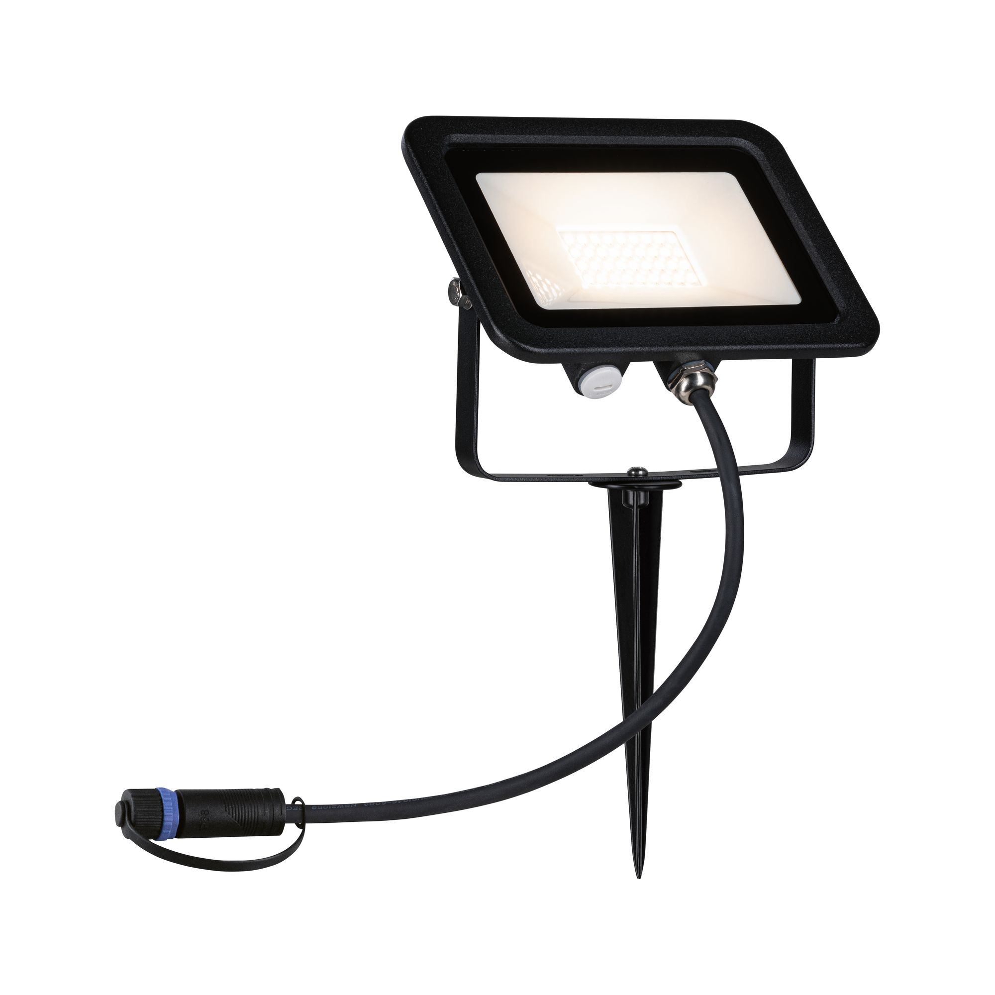 Gartenstrahler 'Plug & Shine Fluter Einzelspot' 15,5W schwarz + product picture