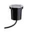 Schwarzer Plug & Shine Bodenstrahler mit Kabel