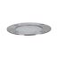 Runde silberne Bodenleuchte mit Schrauben