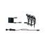Drei Paulmann Plug & Shine Strahler Sting mit Kabel und Stecker