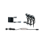 Gartenstrahler 'Plug & Shine Spot Sting Basisset' 3 x 6,3 W insektenfreundlich anthrazit