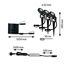 Drei schwarze Plug & Shine Sting Spots mit Kabel und Stecker