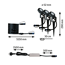 Gartenstrahler 'Plug & Shine Spot Sting Basisset' 3 x 6,3 W insektenfreundlich anthrazit