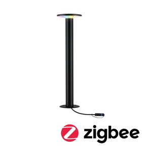 Pollerleuchte 'Plug & Shine Plate RGBW+' 5 W anthrazit