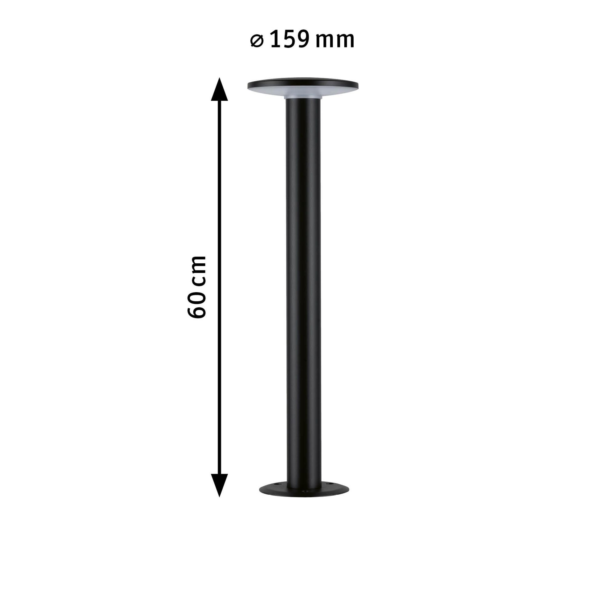 Pollerleuchte 'Plug & Shine Plate RGBW+' 5 W anthrazit + product picture